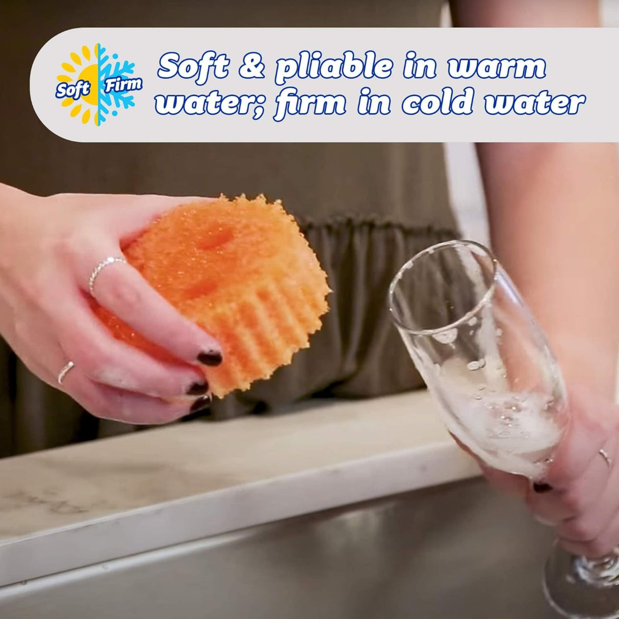 إسفنجة تنظيف سكراب دادى - 3 قطع - متعدد الألوان-3