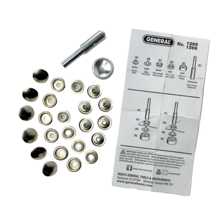 مجموعة مثبتات مقاومة للصدأ مطلية بالنيكل جنرال - فضي-3