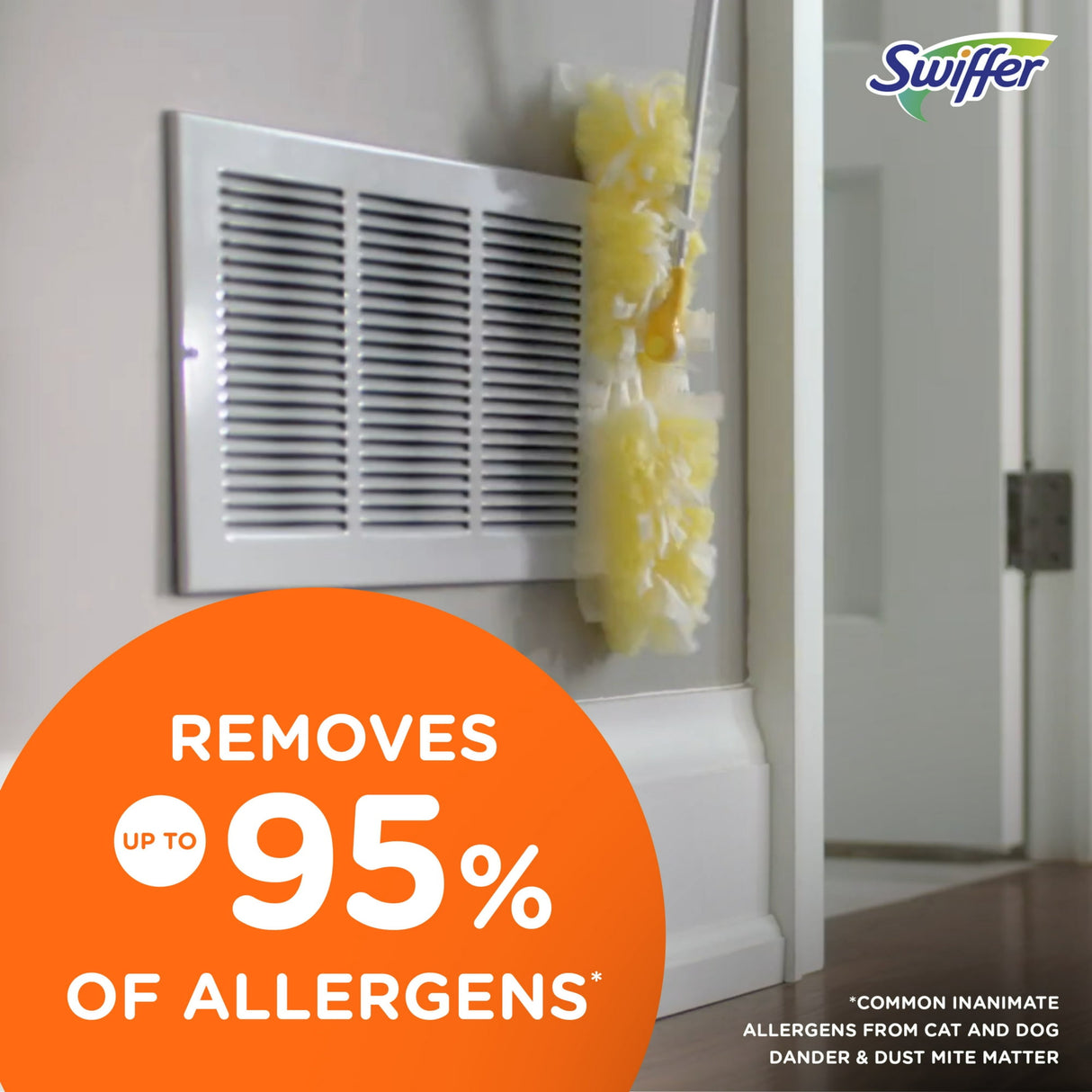 Swiffer 6ft Extra Strong Extendable Handle Cleaning Kit Yellow