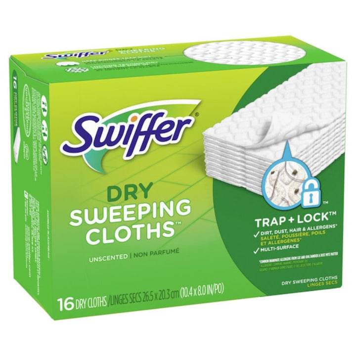 عبوة للمكنسة من سويفر 16 قطعة أبيض