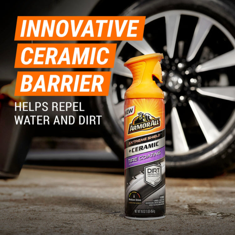 رشاش طلاء الإطارات أرمور أول مع طلاء سيراميك - 16 أونصة-3