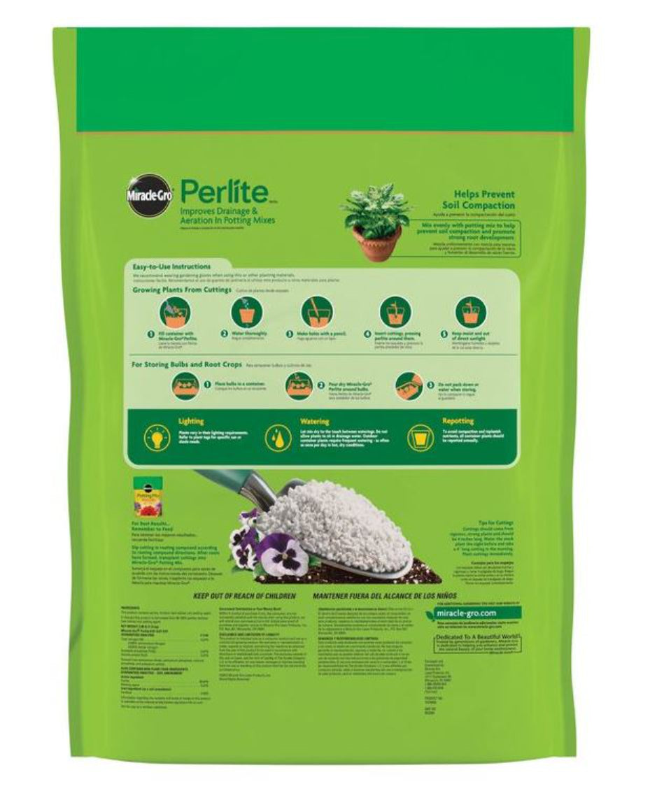Miracle Grow Perlite 8 Quart
