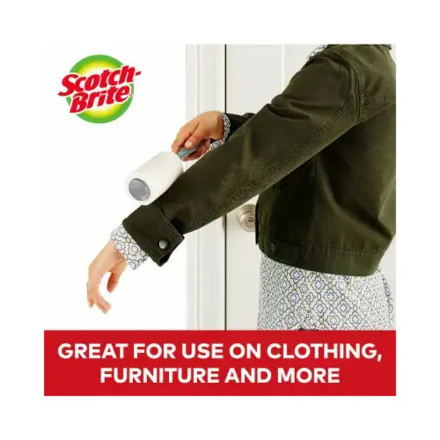 بكرة إزالة الوبر سكوتش-برايت للاستخدام اليومي، 10.1 سم × 10.7 م-3