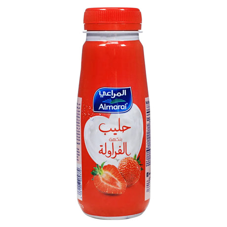 حليب المراعي بنكهة الفراولة الممتاز - 225 مل