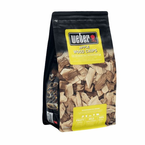 WOOD CHIPS SMOKING APPLE WEBER