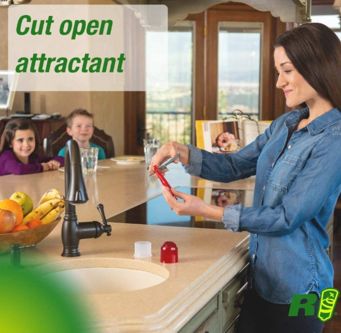 مصائد ذباب الفاكهة من ريسكيو 2 قطع