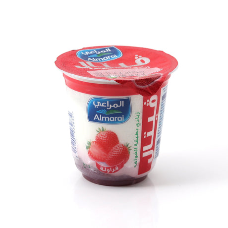 زبادي المراعي طبقات بنكهة الفراولة - 140 جم