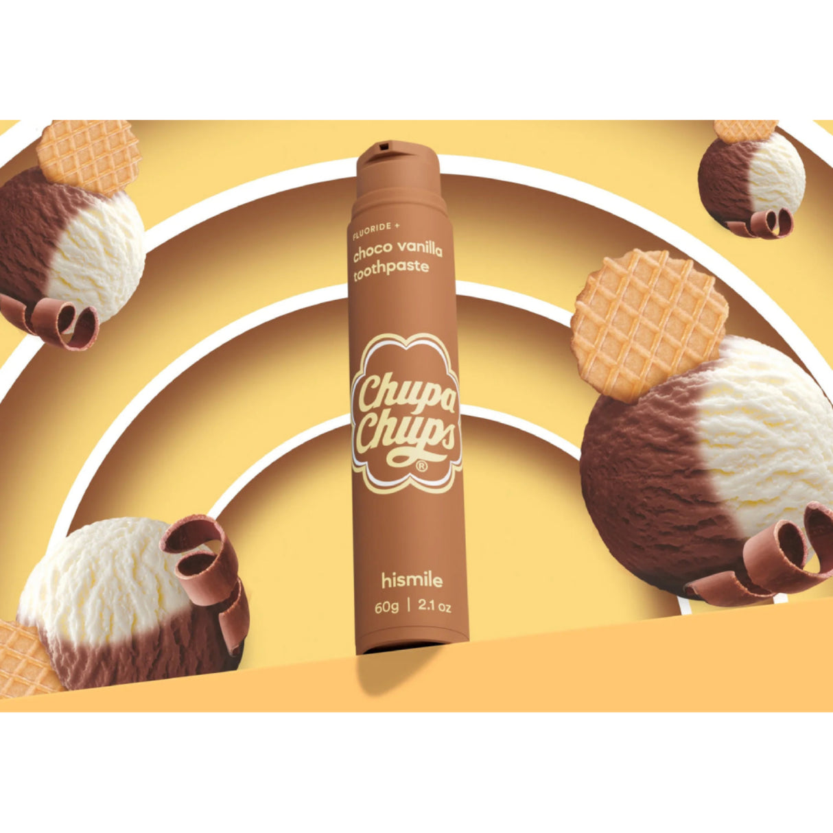 معجون أسنان هايسمايل بنكهة شوكولاتة وفانيليا تشوبا تشوبس - 60 جرام-3