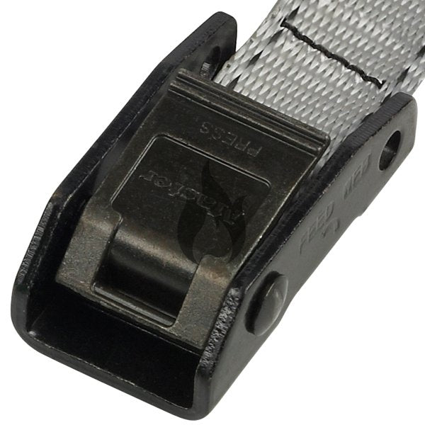 Master Lock 2.50m x 25mm lashing strap 2-pack grey 150KG