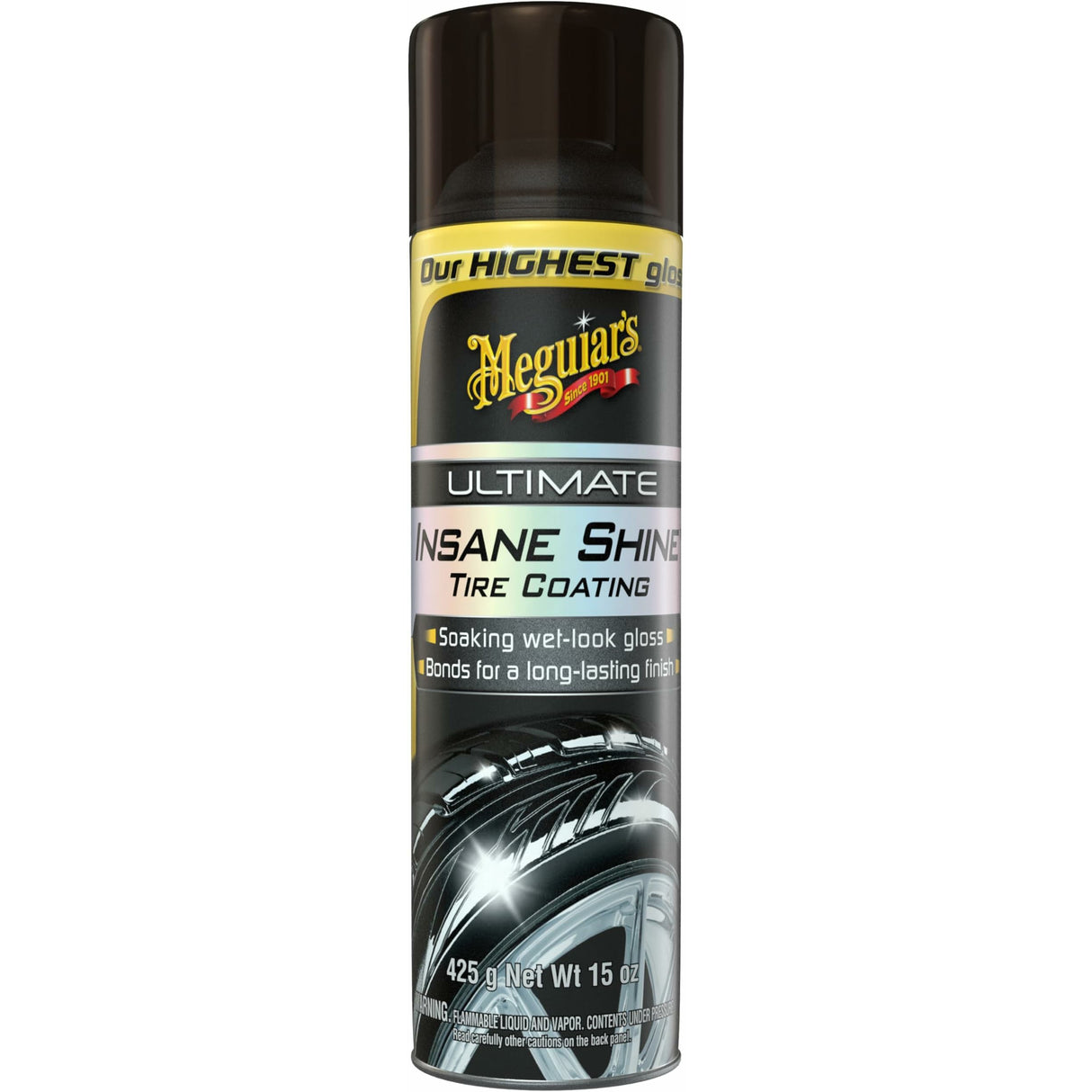 Meguiar's Ultimate Insigne Shine Tire Polish Spray - 425g