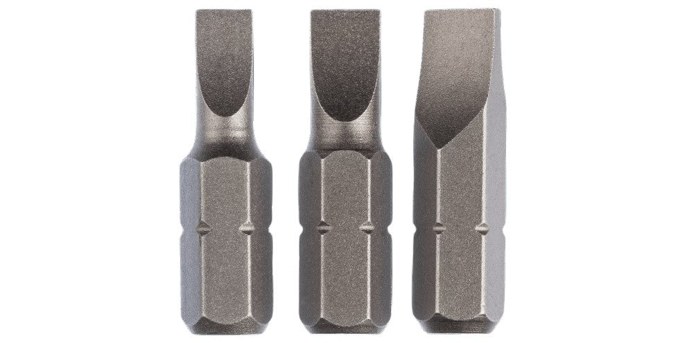 BIT SCREWDRIVER 3PCS SET FLAT BOSCH