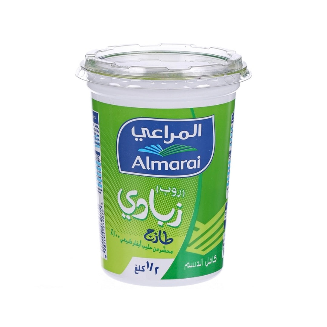 زبادي المراعي كامل الدسم - 500 جم