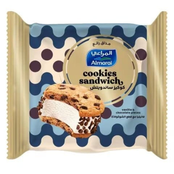 آيس كريم المراعي ساندويتش كوكيز - 100 مل