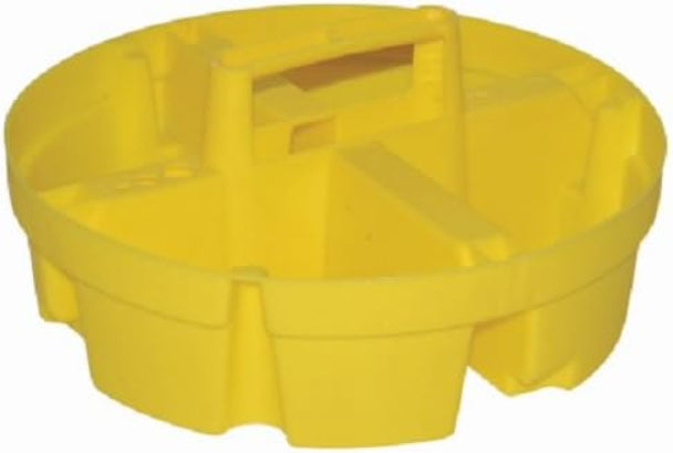 صينية منظم قطع باكت بوس لترتيب الدلاء، 5 جالون - أصفر