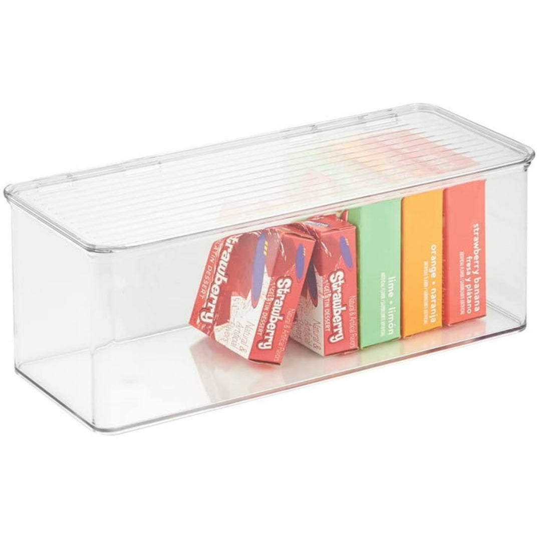 RPET Kitchen Binz Stackable Box 5.5" x 13.3" x 5" Clear