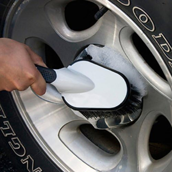 فرشاة الاطارات والشواء بمقبض مريح من هوبكينز أسود