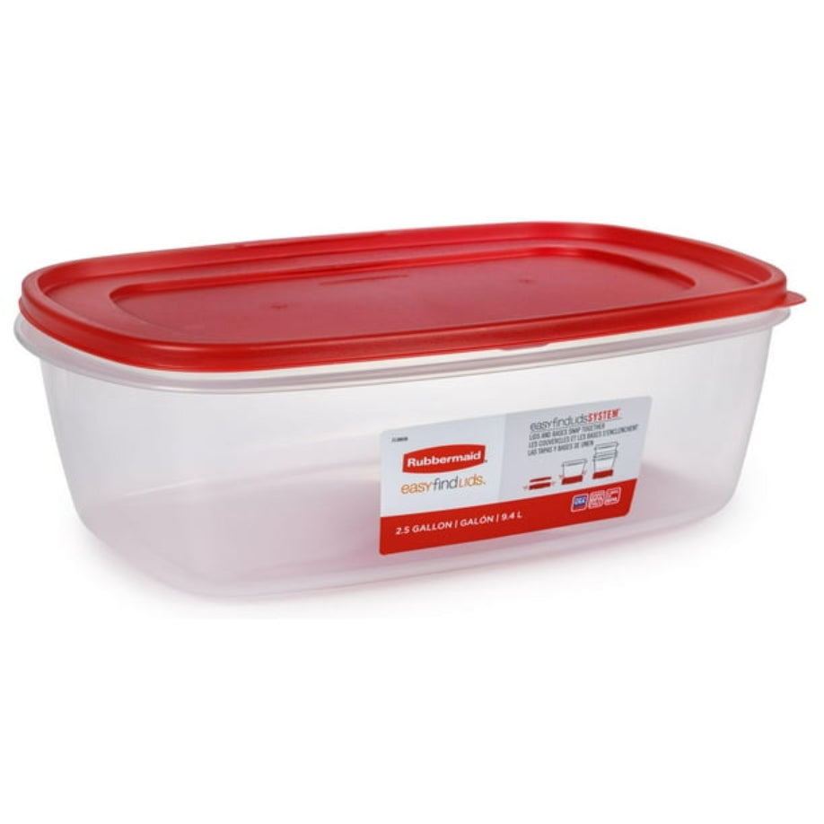 Food Storage Container with Easy-Find Lid 2.5 Gallon