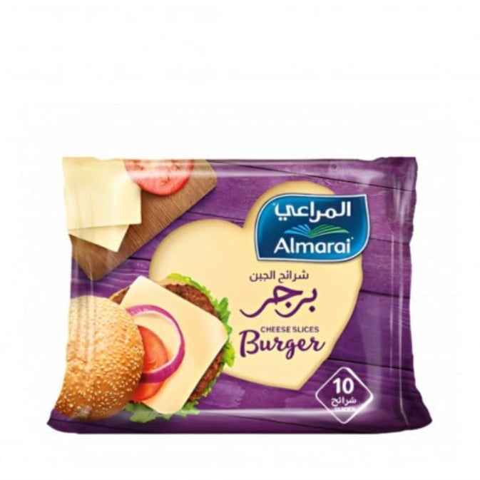 شرائح جبنة المراعي للبرجر 200 جم 10 قطع