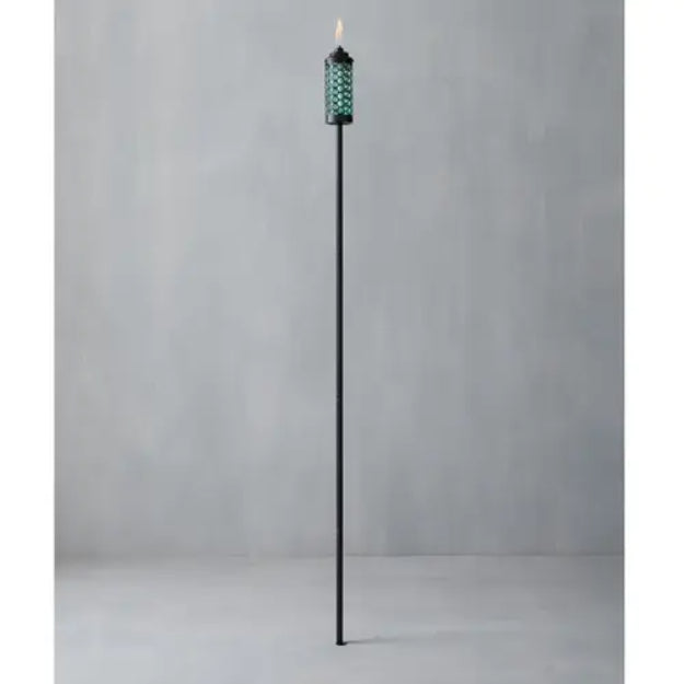 مشعل حديقة تيكي على شكل خلية نحل، 65 بوصة - أسود-4