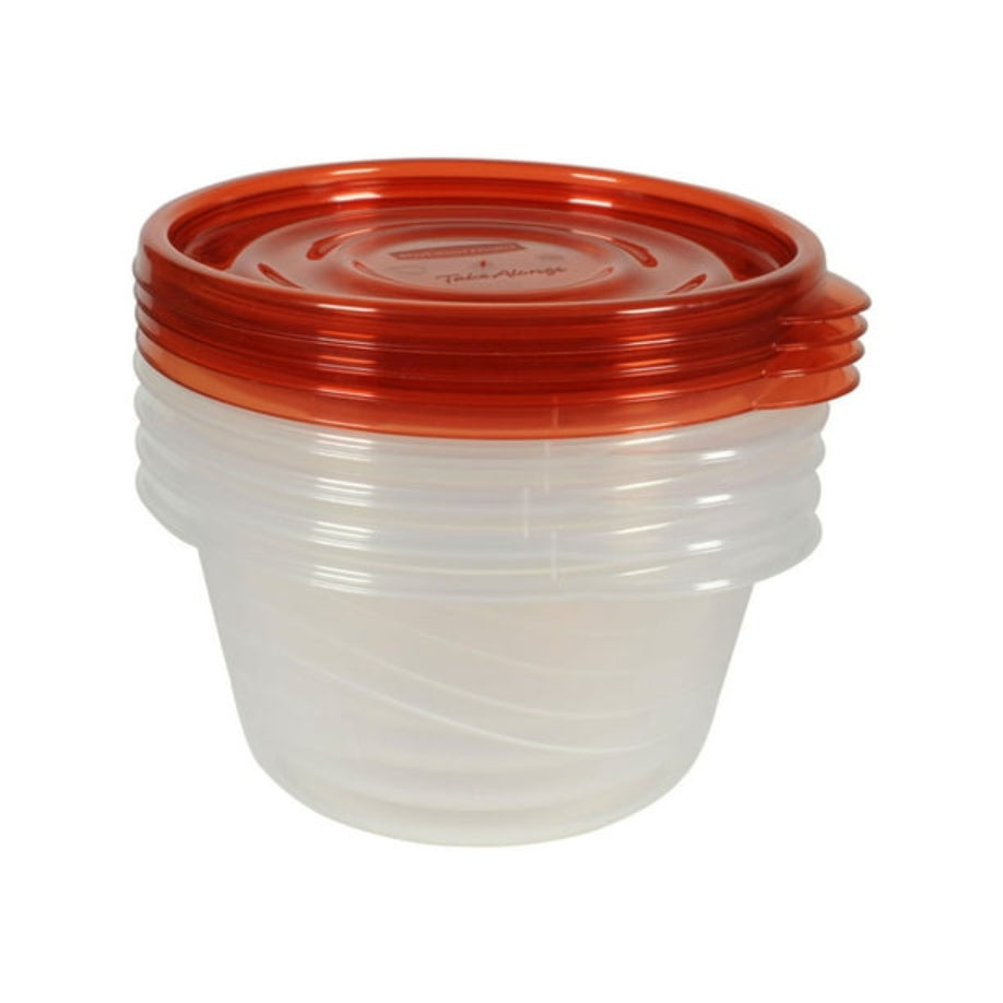 Food Storage Container Bowls Clear 3.2 Cup 4-Pk.