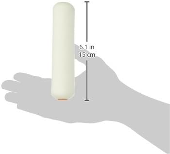 غطاء بكرة صغيرة من الفوم من لينزر، مقاس 6 بوصة، أبيض