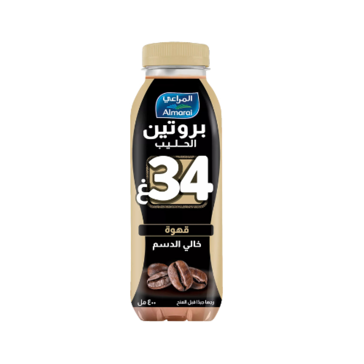 حليب المراعي خالي الدسم بنكهة القهوة بروتين - 400 مل