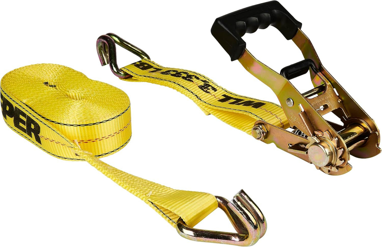 Keeper 2" X 27' J Hook Strap Yellow