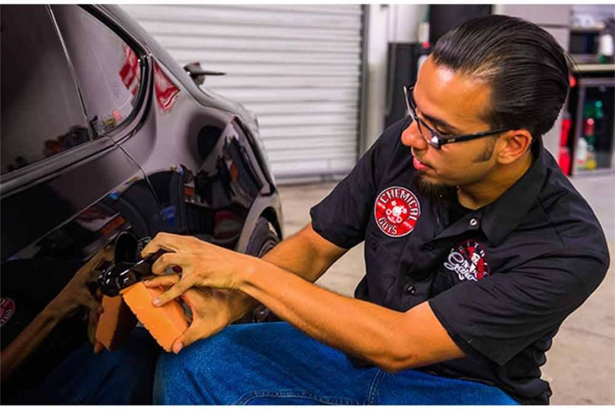 وسادات توزيع التلميع اليدوي هكس-لوجيك كيميكال جايز، 3 قطع - متعدد الألوان-4