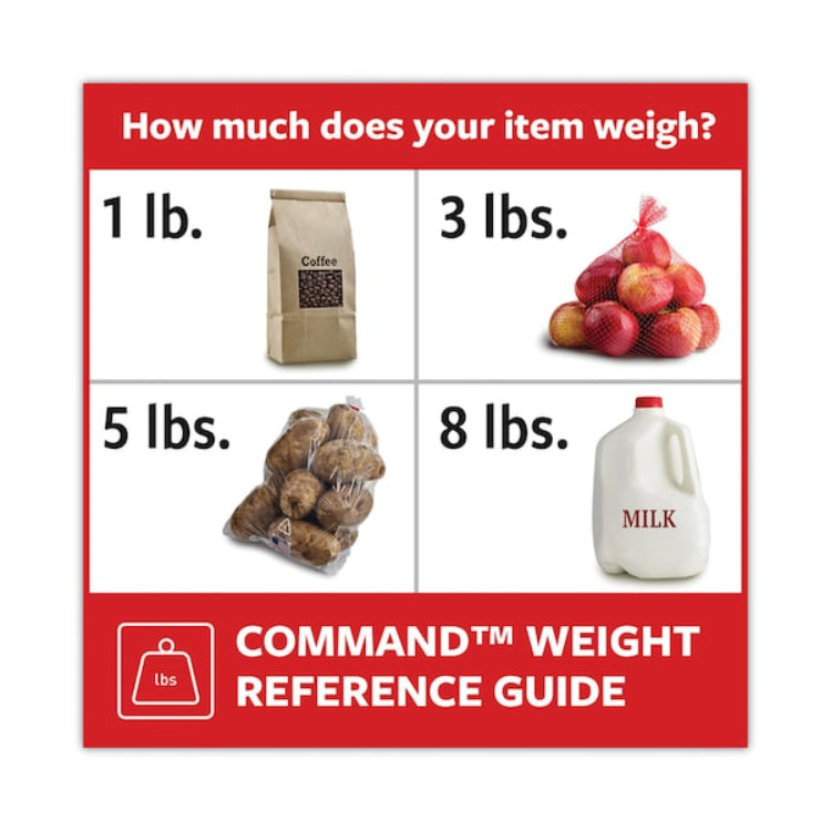 شرائط تعليق صور متوسطة وكبيرة كوماند - أبيض-4