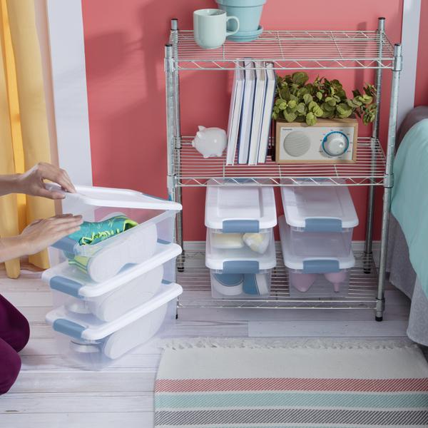 Sterlite plastic box with lock