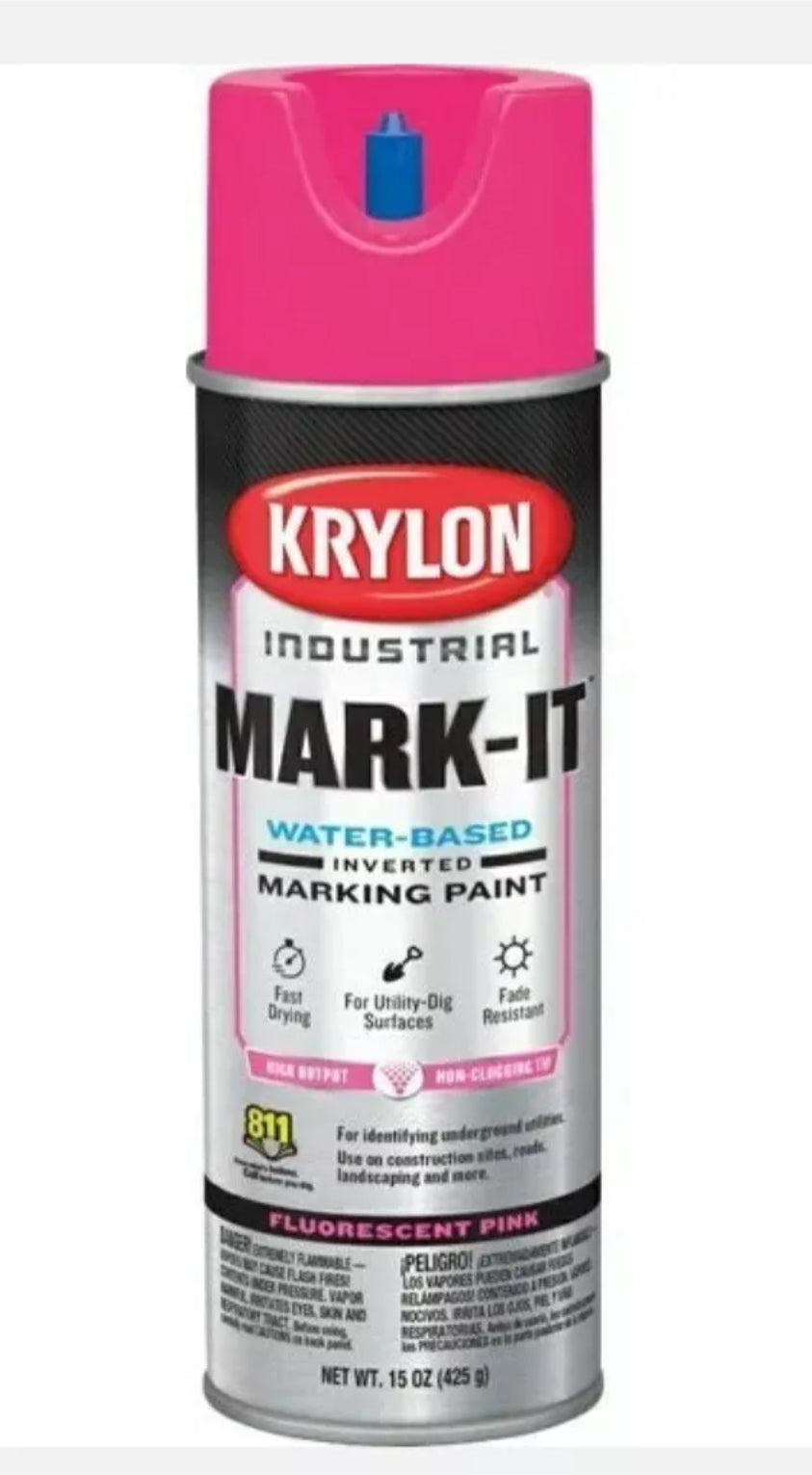 بخاخ طلاء كريلون مارك ات - وردي فلوريسنت