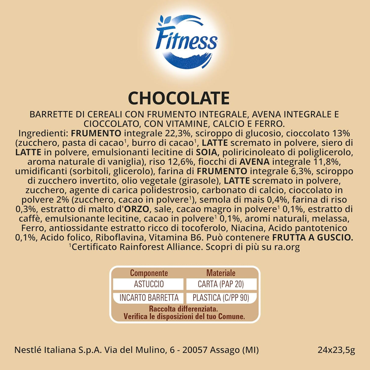 بار حبوب نستله فيتنس بنكهة الشوكولاتة - 24X23.5جرام-4