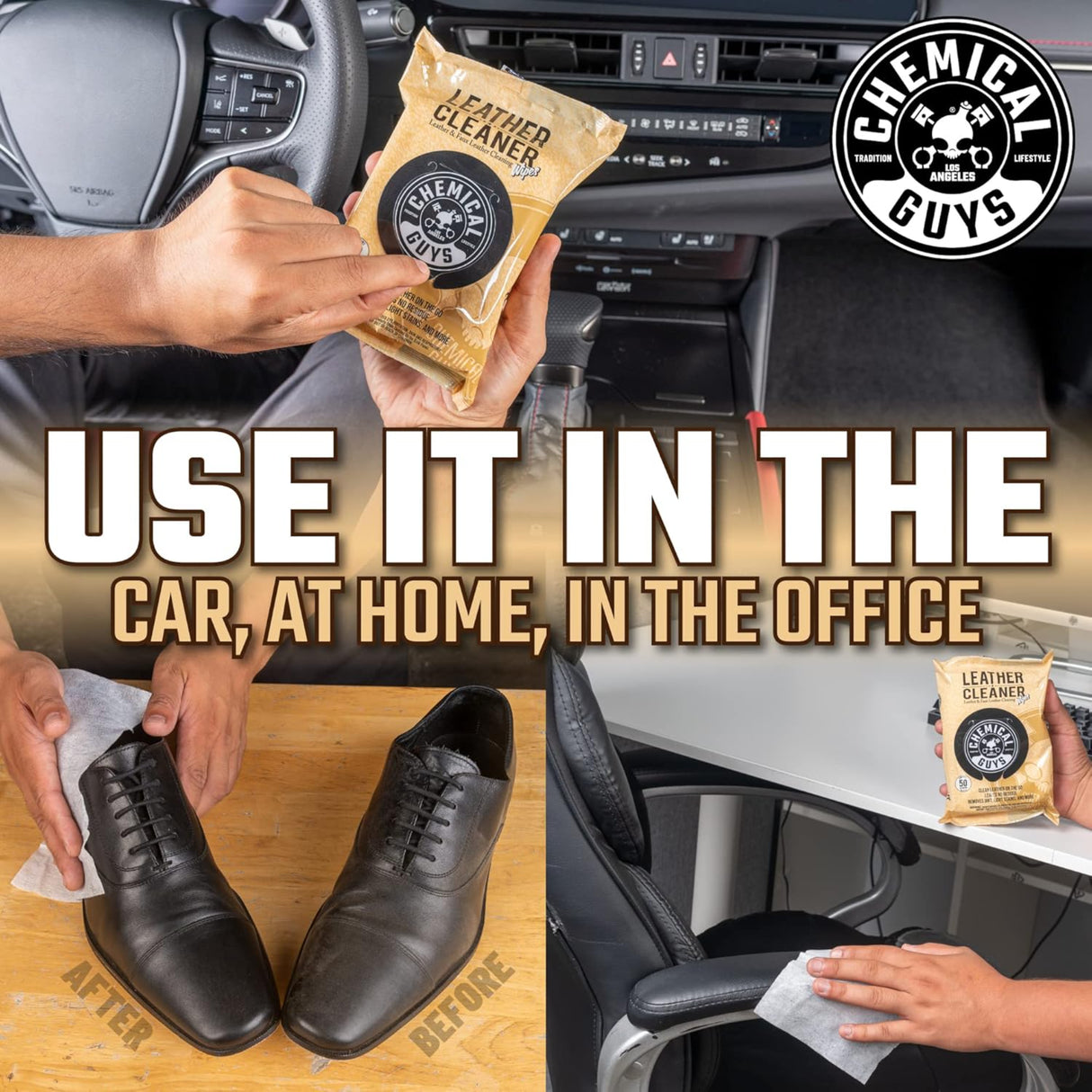 مناديل تنظيف الجلد كيميكال جايز - 50 قطعة-4