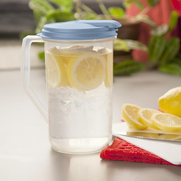 ابريق بلاستيكي دائري من ستيرلايت، سعة 1 جالون، متعدد الألوان