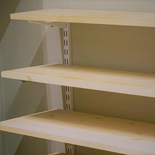 دعامات أرفف ناب اند فوغت متينه باللون الابيض مقاس 10 بوصة، قوة تحمل 320 رطل لكل زوج