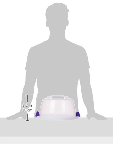 حامل بلاستيكي للكعك والكب كيك من ويلتون، 10 بوصة، شفاف
