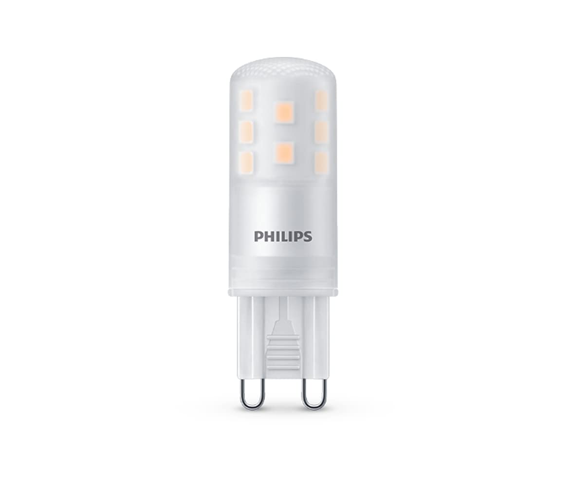 Philips Dimmable LED Bulb G9 Base, 2 Pack, 25W, 230V - Warm White