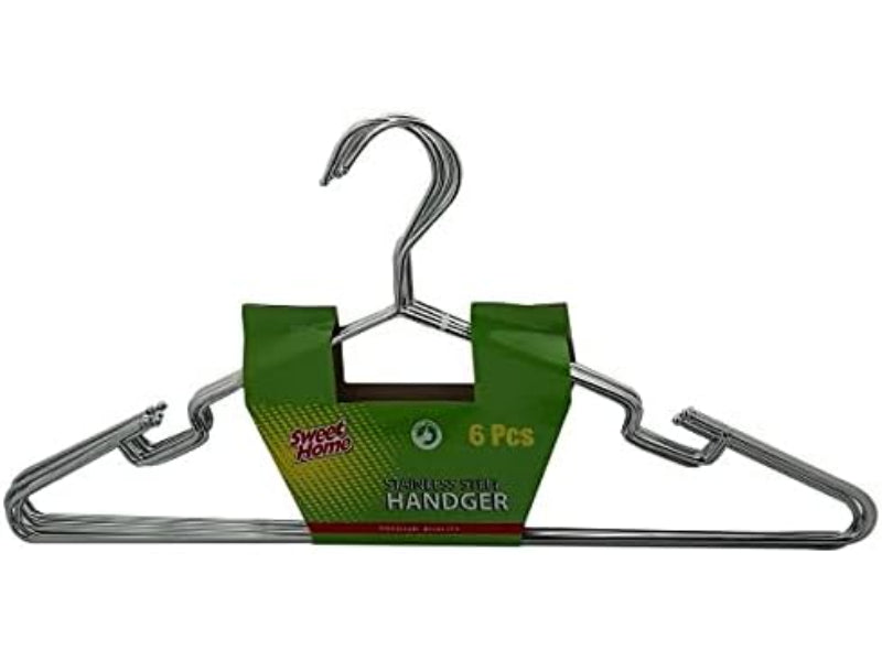 شماعة سويت هوم معدن 6 قطعة - فضي