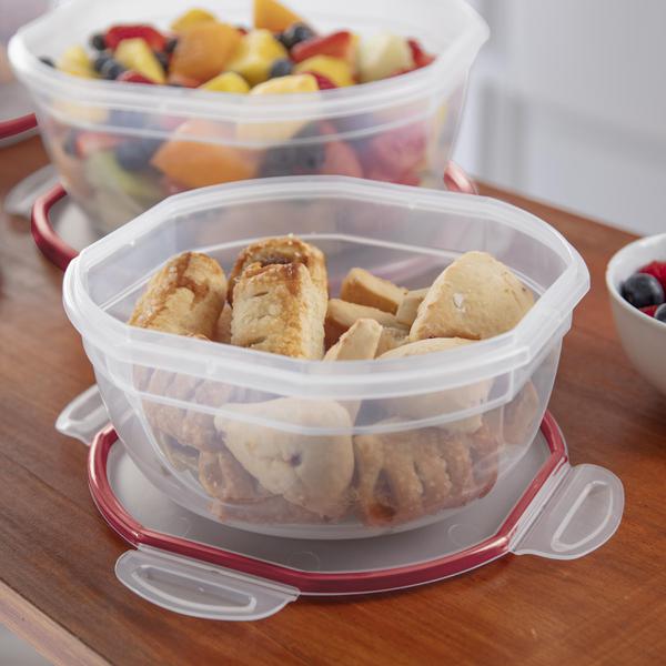 وعاء بلاستيكي من ستيرلايت، سعة 0.625 جالون، شفاف