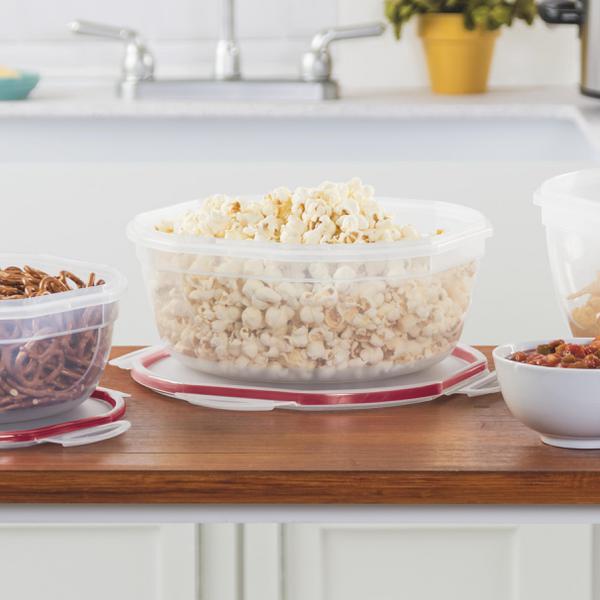 وعاء بلاستيكي من ستيرلايت، سعة 1.175 جالون، شفاف