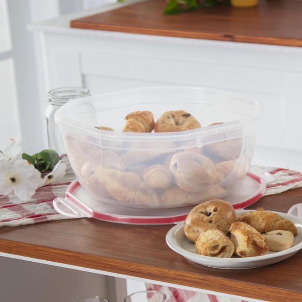 وعاء بلاستيكي من ستيرلايت، سعة 2.025 جالون، شفاف