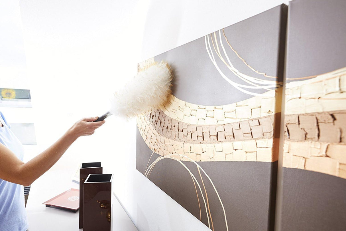 منفضة غبار من الصوف قابلة للتمديد من أونجر 43 بوصة أسود