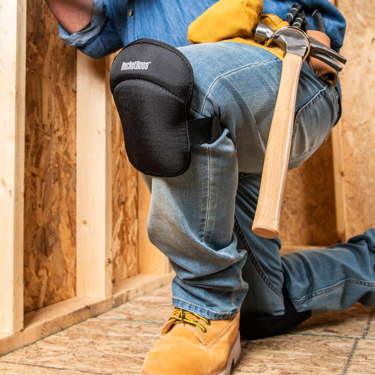 واقي الركبة متعدد الاستخدامات باكت بوس - أسود-4