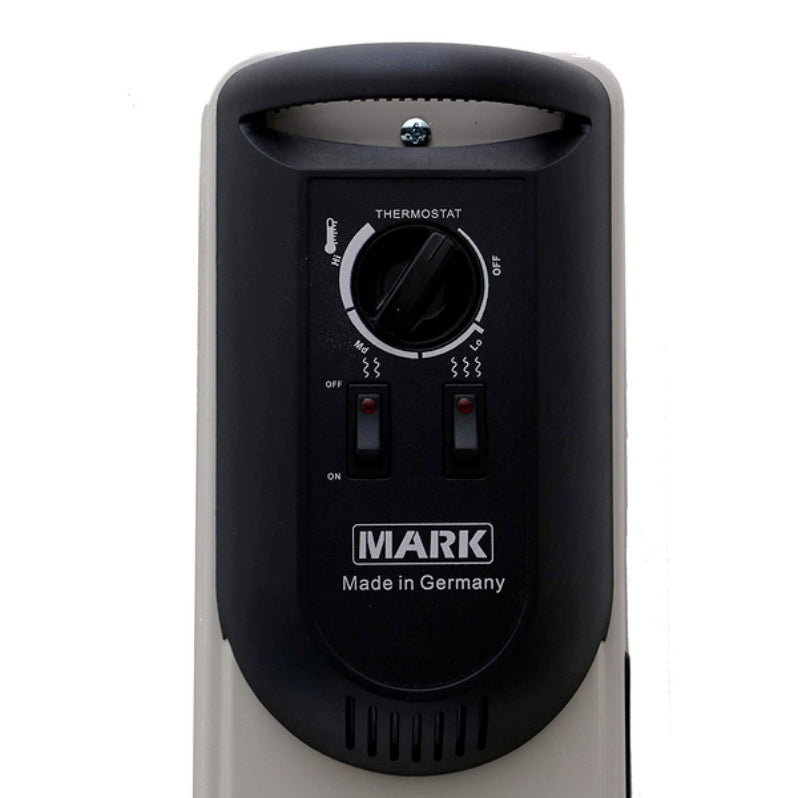 دفاية زيت كهربائية صديقة للبيئة مارك، 2500 واط، 15 ريشة، كريم - MAV-2515-4