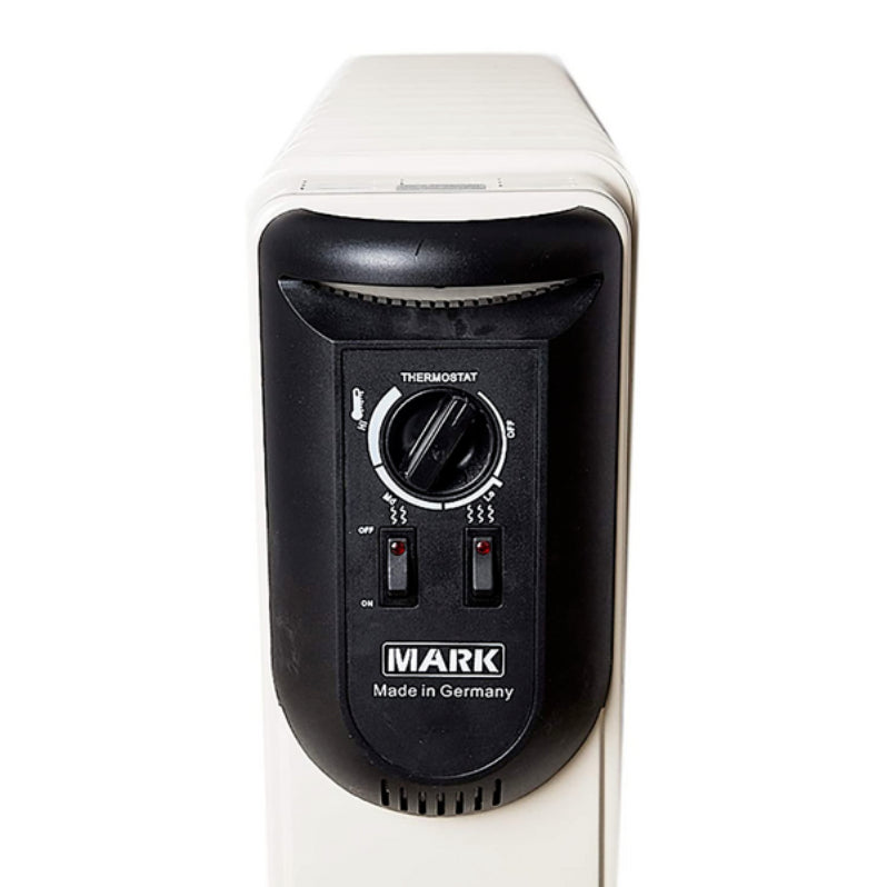 دفاية زيت كهربائية صديقة للبيئة مارك، 2500 واط، 13 ريشة، بيج - MRK-2513-4