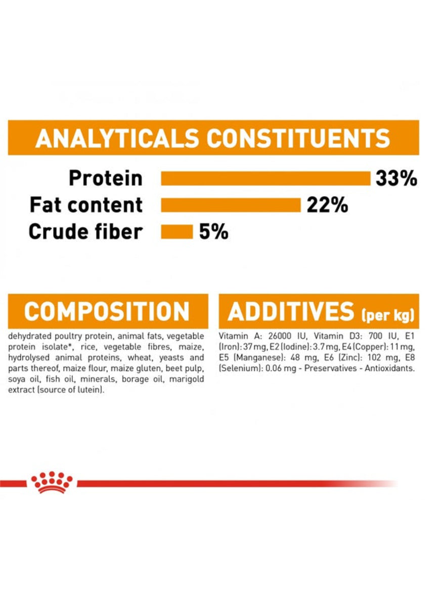 طعام القطط الجاف رويال كانين للعناية بالشعر والبشرة - 2 كجم-4