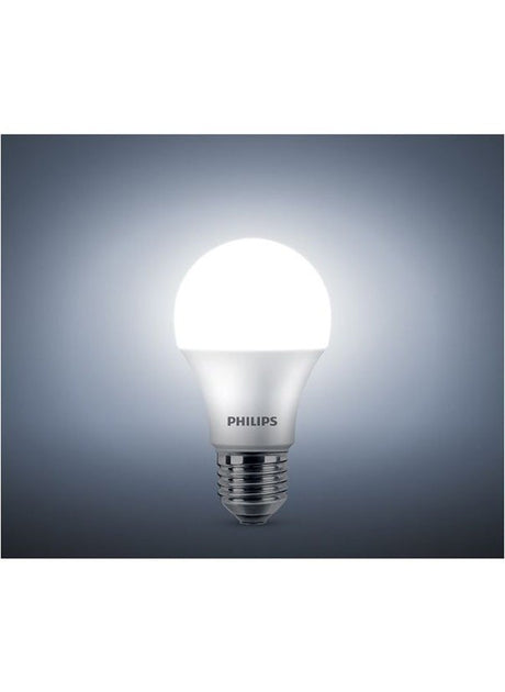 Philips Essential LED Bulb 5th Generation E27 Base, 9W, 3000K, 230V - White