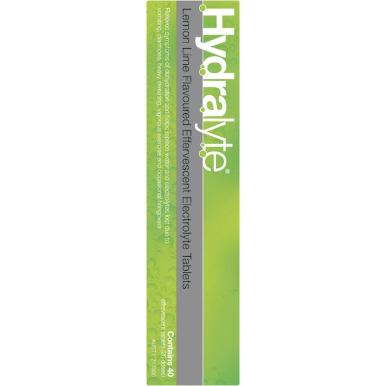 أقراص هايدرالايت الفوارة بنكهة الليمون واللايم - 40 قرص-4