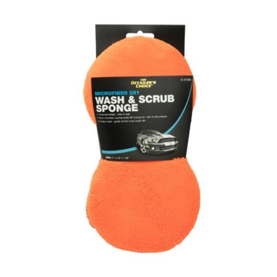 إسفنجة ميكروفايبر عظمية هوكنز، 12 قطعة - برتقالي