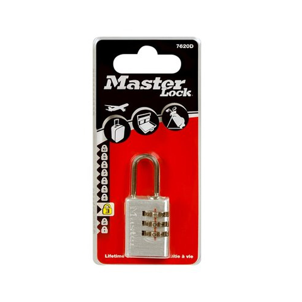3 Digit Aluminum Master Lock Combination Lock